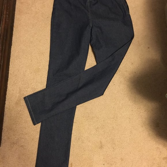 Gold Flava Side Zip Dark Jeans 10 - Picture 1 of 4